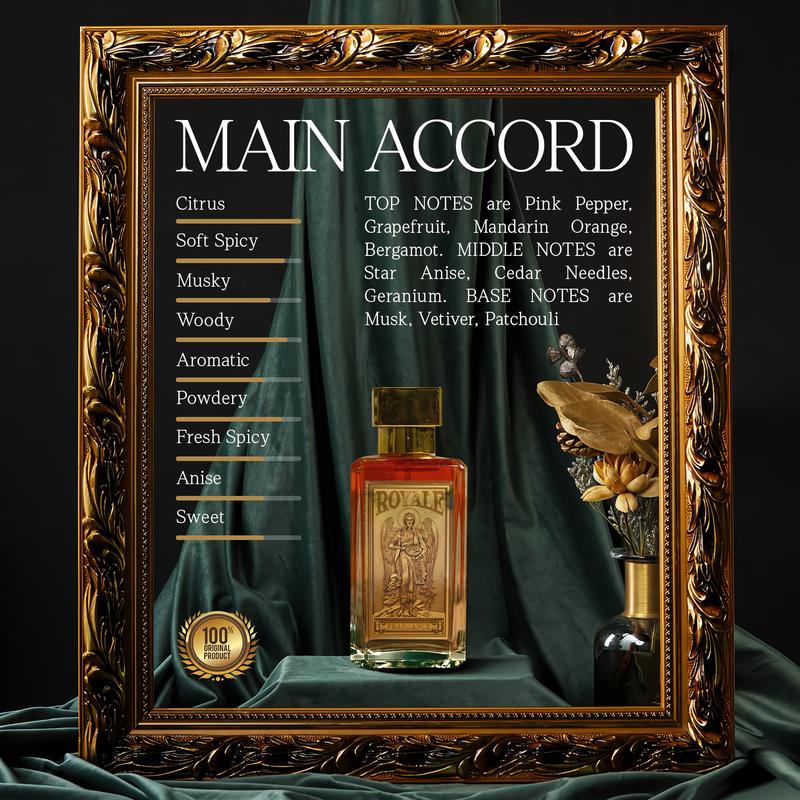 ROYALE FRAGRANCE Extrait De Parfum Wangi Awet Tahan Lama Mewah Maskulin Berkelas 100 ML 3