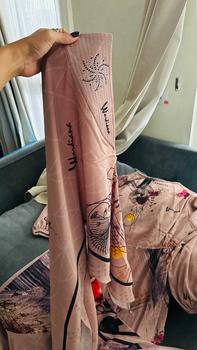 Product Review of Almira Gamis  Motif printing  Digital klok mayung Gamis pesta   Syari Muslim Kondangan from m**a a**u 1