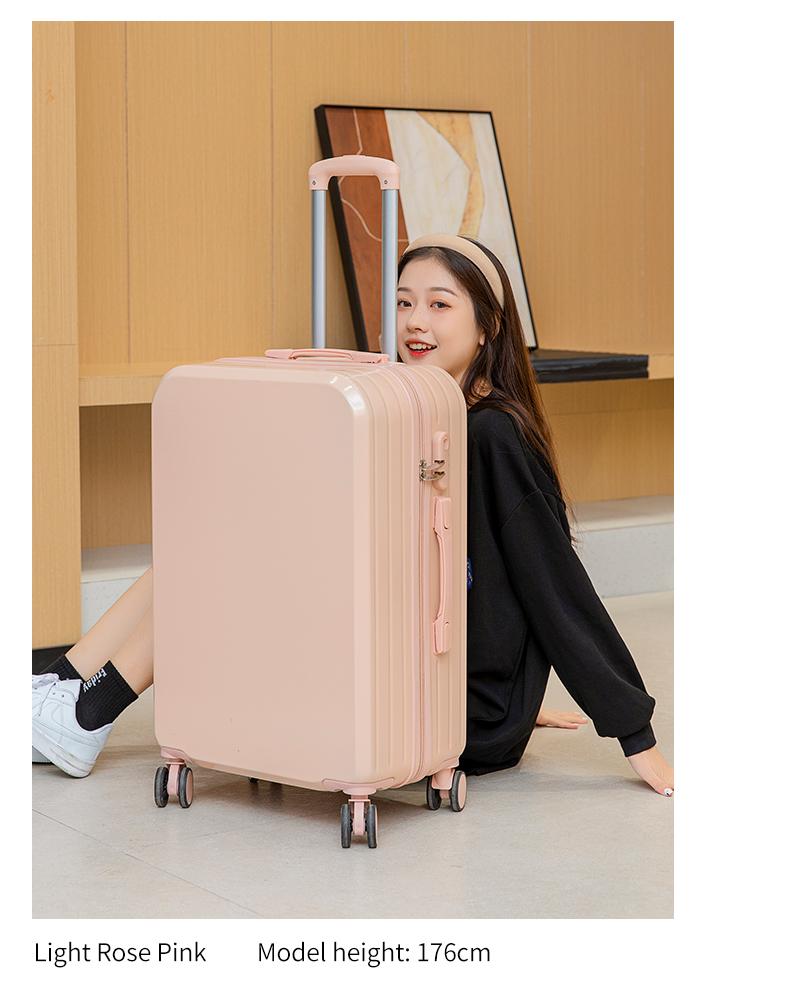 998 High-Fashion Bestseller Luggage: Combination Lock Carry-On Suitcase, Travel Case, Hard-Shell Trolley
