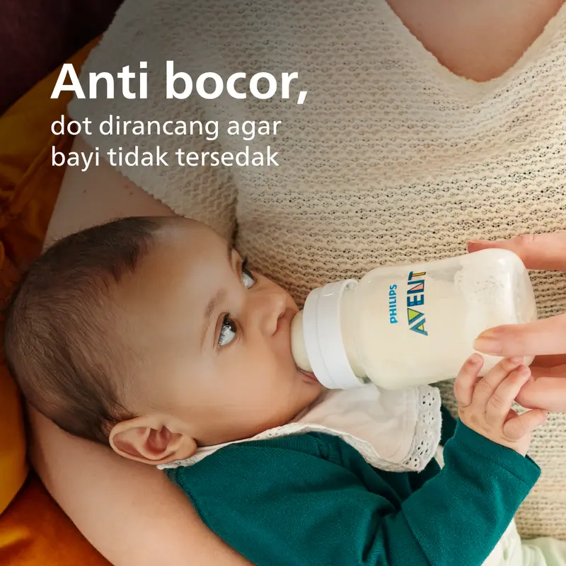 Philips Avent | Dot Bayi Botol Susu | Anti Kolik | Secara Klinis Mengurangi Kolik | 3M+ | SCY763/02 3