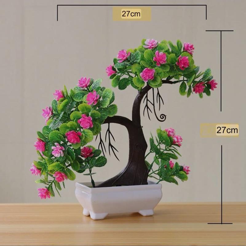  Cây Bonsai Tình Nhân Giả Cao 27cm Rộng 27cm Có Hoa Trang Trí Decor Nhiều Màu Sắc Đồ Trang Trí Nhà Hoa Sen 