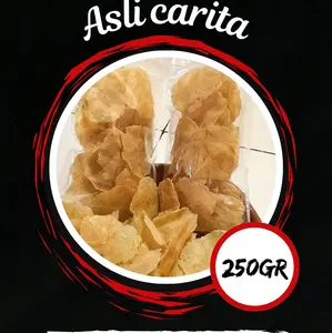 emping melinjo [ 250 gram ] asli carita 100% tanpa canpuram