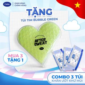 [ KOC] - [ MUA 3 TẶNG 1 ] - [TẶNG TÚI TIM BUBBLE] - Khăn Ướt Khử Mùi Rama Wipes After Sweat - Làm Mát Cơ Thể, Đi Ngoài Trời, Tiện Dụng.