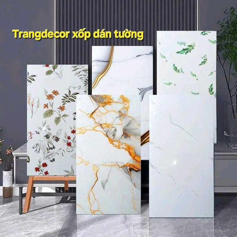Sét 50 Miếng xốp PVC Dán Ốp Tường Vân Đá Hoa Cương Tiện Dụng Có Sẵn Keo Dán KT 60*30cm Vietnam Cách âm tấm nhựa dán tường nhựa pvc ốp tường tấm nhựa pvc ốp tường 3d tấm dán tường pvc cuộn xốp pvc dán tường dingding ding ding miếng dán giả xi măng