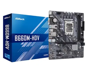 Motherboard ASROCK B660M HDV LGA1700 Gen12 DDR4 M.2 B660 M HDV