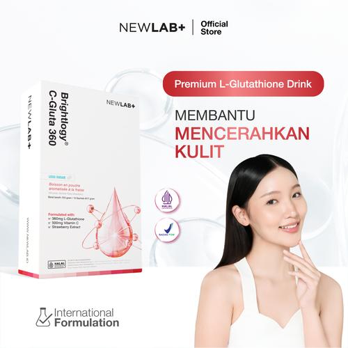 dosis glutathione NewLab C-Gluta 360 | Max Dosis L-Glutathione dan Tinggi Vitamin C