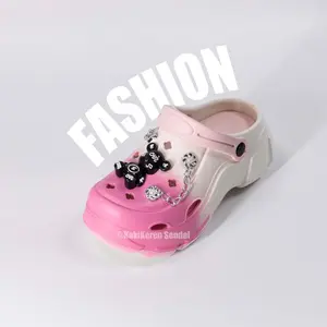 CROC S Terbaru 2025 sandal baim wanita dengan sandal jelly bahan EVA fashion sandal