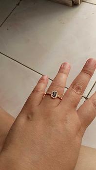 Product Review of Cincin Wanita Model Mata Oval Warna Biru Hijau Elegan Aksesoris Perhiasan Rings Elegan Dewasa Hadiah from i**i y**i 0