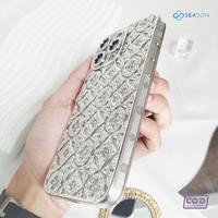 Gambar Softcase Pattern Diamond Style Case 3D Berongga Iphone 14 PROMAX [S16] Berlian Ponsel - Silver, IP 14 PROMAX dari Seasonstory_NEW Kab. Bogor 5 Tokopedia