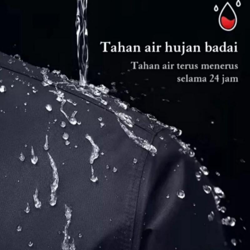 Product Introduction of JAS HUJAN DEWASA PRIA WANITA TEBAL MANTEL HUJAN UNISEX BAHAN PREMIUM KUAT Setelan Biru Merah Hijau 61