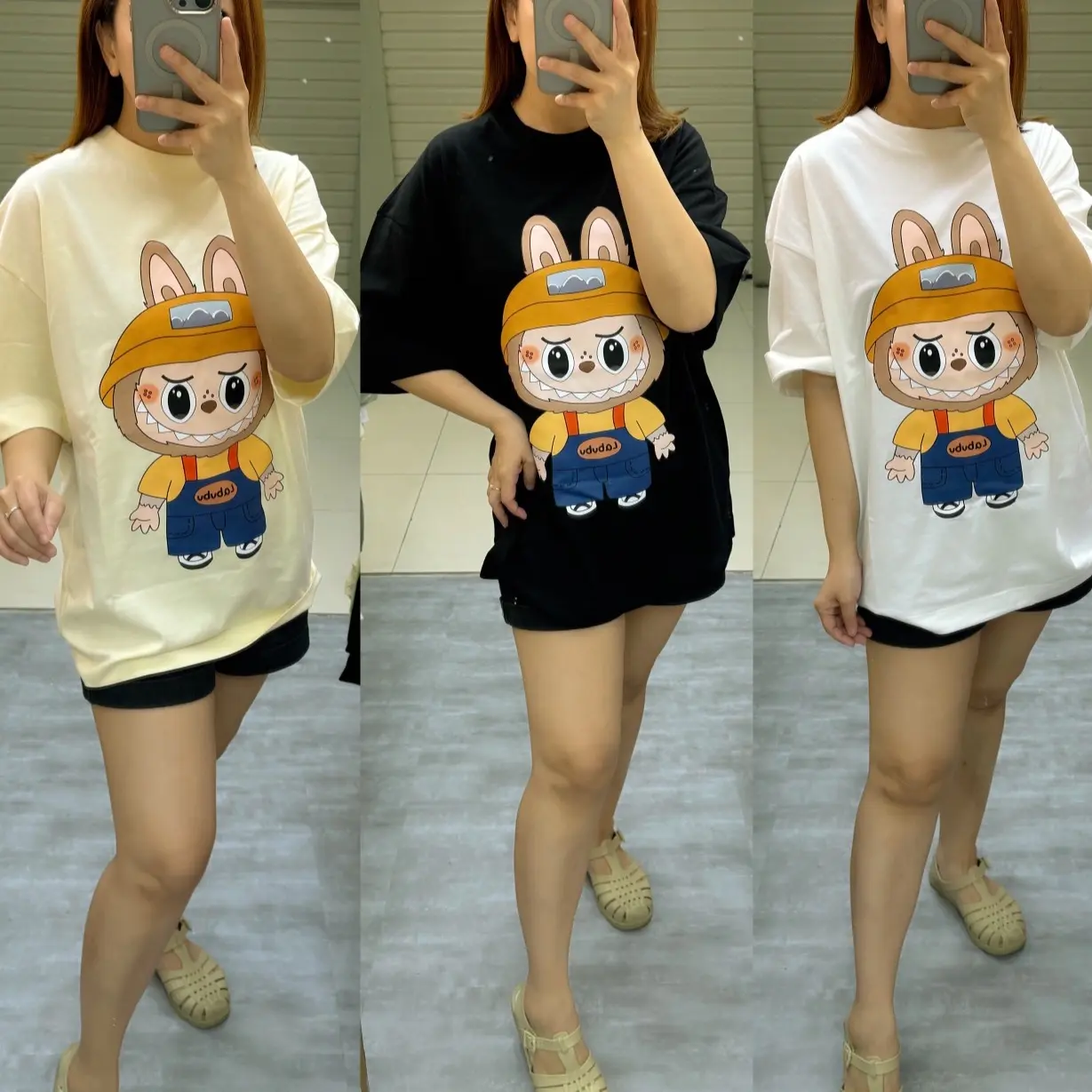 kaos oversize labububu 1010