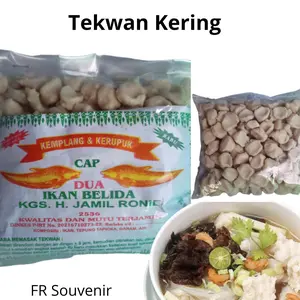 1 kg tekwan ikan kering super khas palembang + bumbu