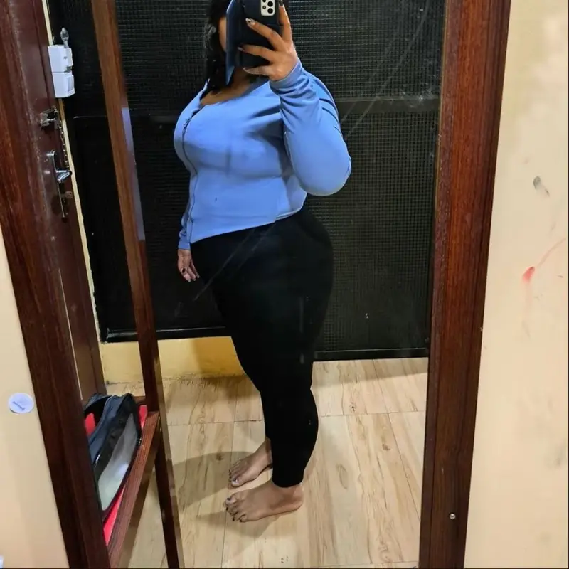 Legging HW Super Jumbo Muat BB 80-130KG / Legging Plus Size panjang tebal celana wanita hitam Lembut Melar 2