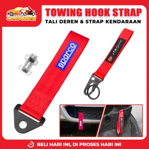 Towing Hook Strap Universal Dan Gantungan Kunci Keren Dan Towing Baut Tali Derek Mobil Multifungsi