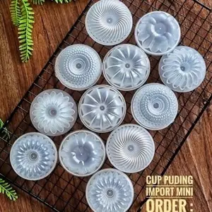 24pcs cetakan puding mini loyang agar agar cetakan kue bolu kukus loyang bolu jelly cetakan coklat