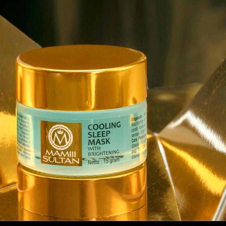 (AMAN REVIEW DR OKKY) SPA EMAS, COOLING SLEEP MASK MAMIII SULTAN [BPOM] 2