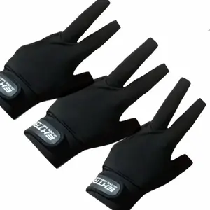 Sarung Tangan Billiard 3 Jari X tro Kiri Premium Bahan Spandek lycra Anti Selip untuk Pria dan Wanita Allsize SarungTanganBilyard