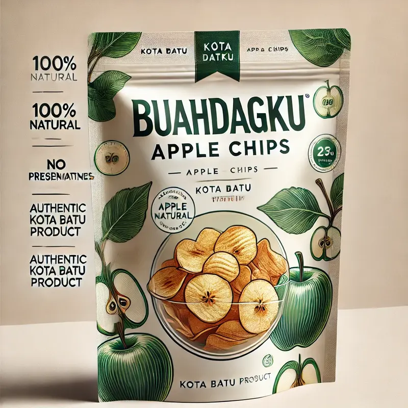 Keripik Apel BUAHDAGKU camilan sehat kripik khas kota batu Snack Cemilan 1