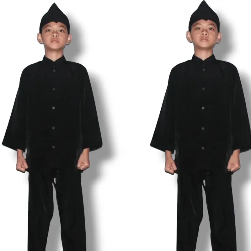 Setelan Pangsi Anak Seragam Sekolah Adat Sunda Style Usia 1-15 tahun Perempuan Cewek 2