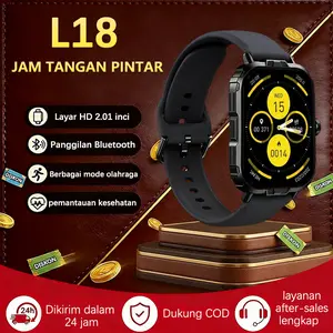 MARQ Jam Tangan Pintar Layar IPS 2.01 Inci Jernih Mendukung Panggilan Bluetooth dan Penggantian Wallpaper
