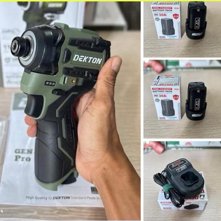 Máy khoan máy bắt vít búa pin hệ D16 16.8V DEKTON D16-ID1060XPRO D16-CV180PRO D16-CV180XPRO - chính hãng