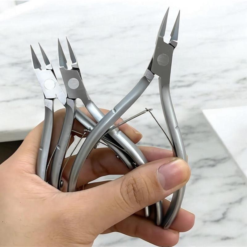  Kìm Bấm Khoé Mũi Dài Chất Liệu INOX CAO CẤP Nhỏ Gọn  Nhẹ Nhàng Bộ dụng cụ làm móng chân Làm Nail 