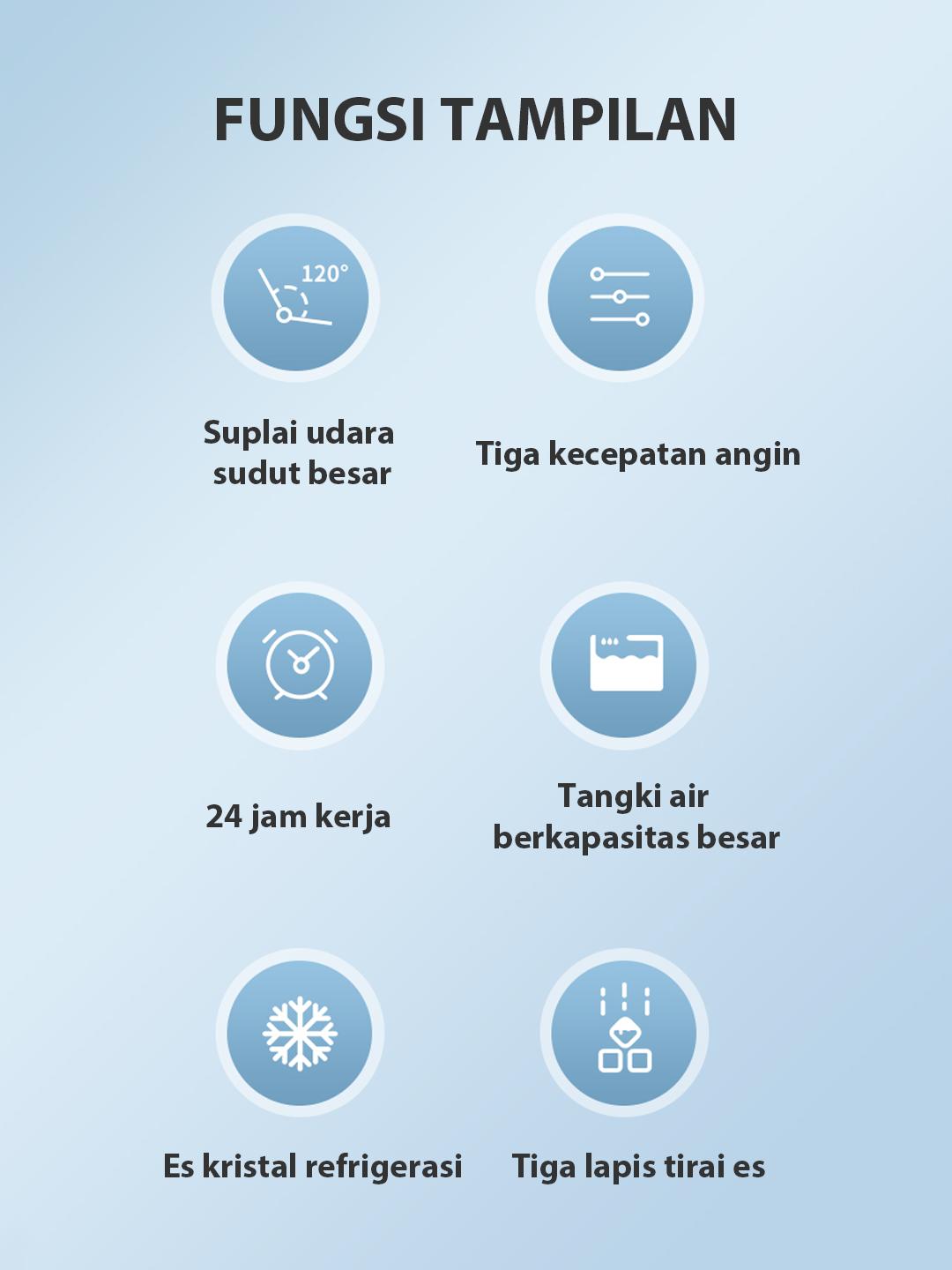 【COD】TIXX Air Cooler Kipas Angin Pendingin Udara Tangki Besar 10L/15L/40L dengan Es Kristal Refrigerasi Tiga Lapis Tirai Es Suplai Udara Sudut Besar Tiga Kecepatan Angin Humidifikasi Penyaringan Udara Dingin Portable Air Conditioners