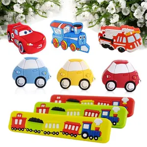 Lovely Soft Rubber Cartoon Kids Room Decors Drawer Handles