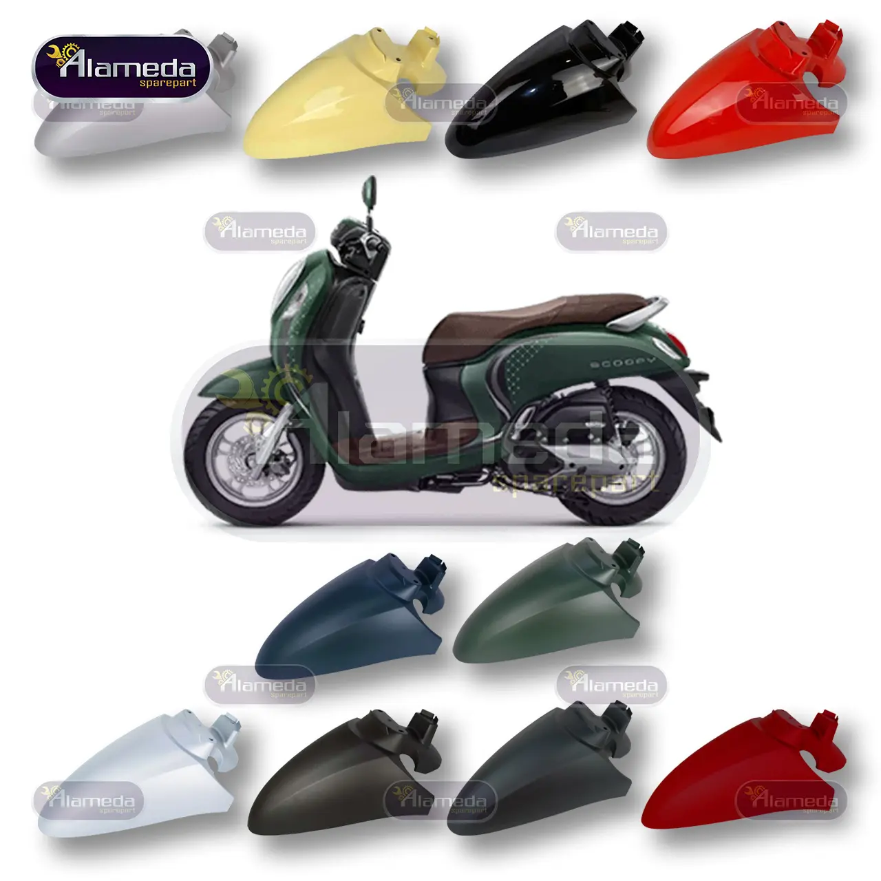 Selebor Spakbor Depan Scoopy Prestige Sporty Stylish New 2021 - 2023 Slebor Scoopy
