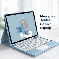 Gambar Case Keyboard Touchpad for Samsung Galaxy Tab A11+ A11 Plus 11 Inch 2025 WiFi 5G LTE SM-X310 SM-X315 SM-X236 Casing Cover Flipcase Bluetooth Wireless Mouse Slot Pen Wireless Flip Standing Bookcover Softcase Tablet - Hitam dari Peppertech Kab. Kudus 5 Tokopedia