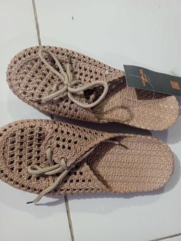 Product Review of [YESPLUS] PY132 Sandal Selop Wanita Flat Jelly Import Fashion Model Tali Rajut Terbaru from h**a 2