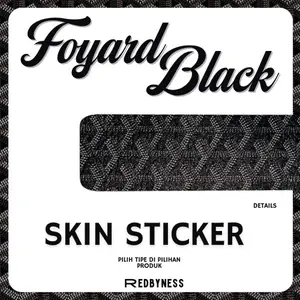 Redbyness|Skin Stiker Foyard Black Stiker Leather
