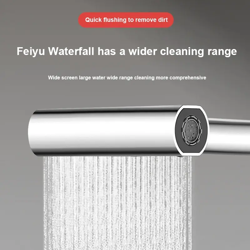 ✨ SUS 304 Keran Air Terjun 4 Mode Keran Wastafel Dapur Multifungsi Kran Sink Dapur 360 ° Rotasi Wastafel / Tembok Kran Angsa Fleksibel Paradised 2