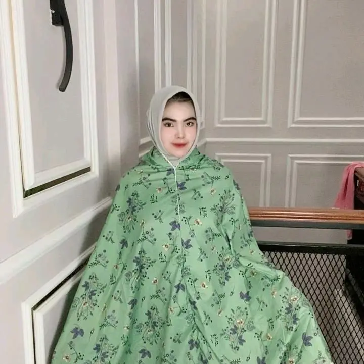 Mukena Mecca mikro Motif 2in1 style traveling Lembut 3