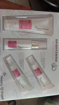 Product Review of Beauty Of Angel White Tomato Series Cream pencerah wajah melembabkan kulit kusam mengandung collagen Mencerahkan Pria Hitam Scrub Perawatan from v**s 1