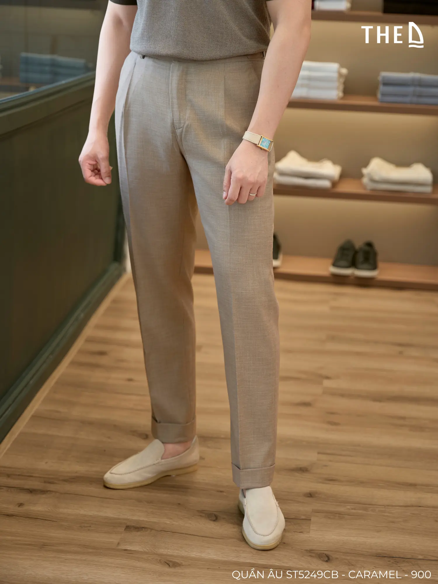 QUẦN ÂU SIDE TAB THE D, Form Regular fit, Chất liệu: Cotton Polyester Spandex, Quần âu ST5249CB | BigBuy360 - bigbuy360.vn QUẦN ÂU SIDE TAB THE D, Form Regular fit, Chất liệu: Cotton Polyester Spandex, Quần âu ST5249CB | BigBuy360 - bigbuy360.vn