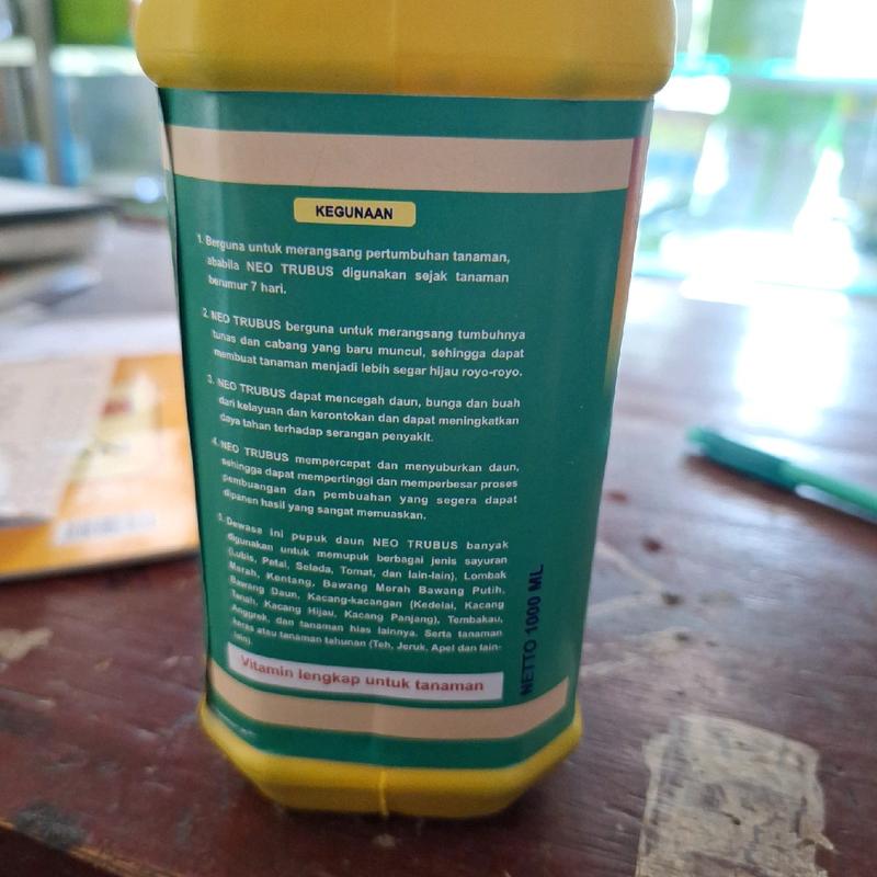 Pupuk Cair Neo Trubus 1L Merangsang pertumbuhan buah dan daun 2