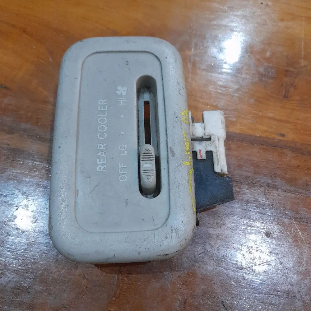 SAKLAR SWITCH + COVER PANEL AC DOUBLE BLOWER TOYOTA original
