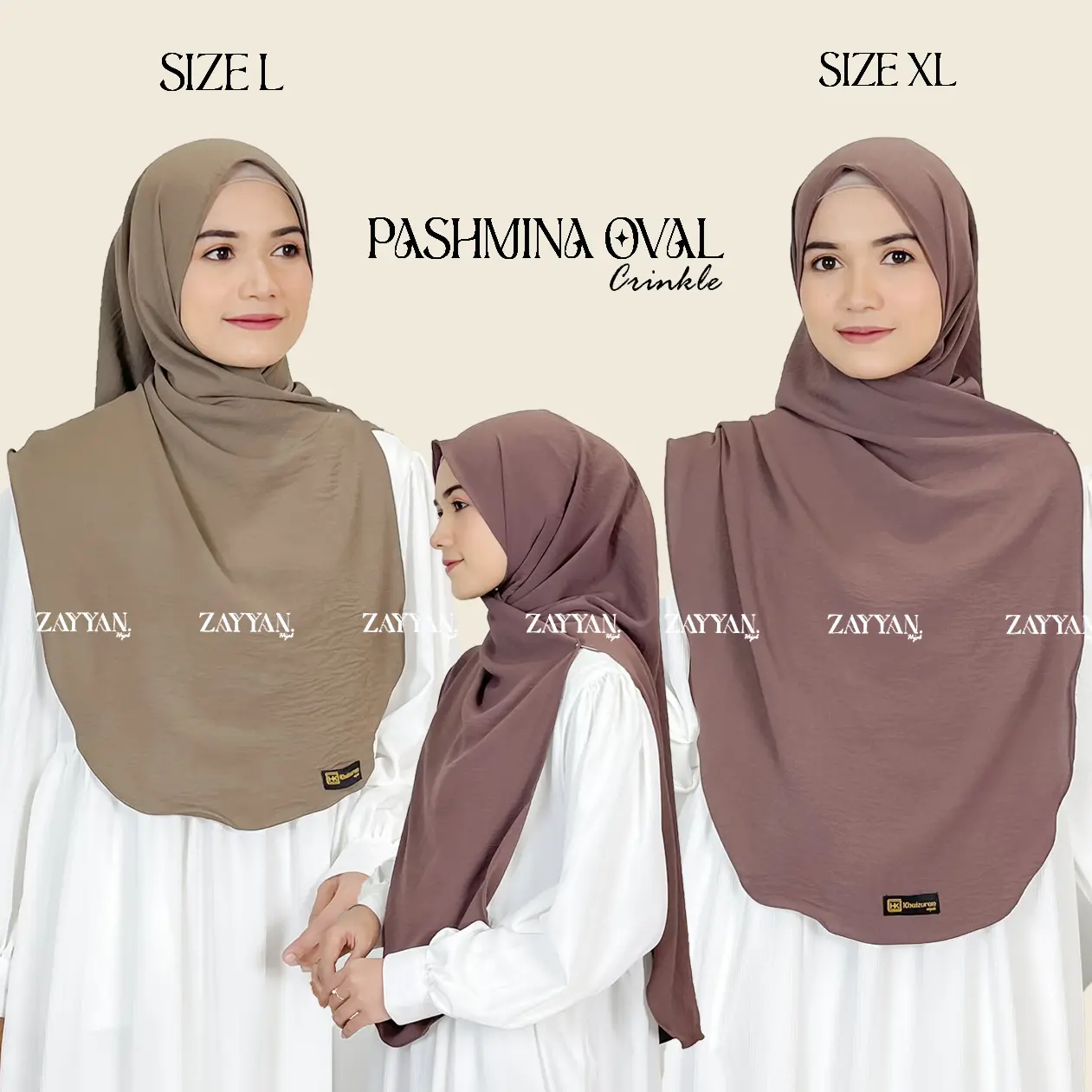 Pashmina jumbo curve oval crinkle airflow pasmina malaysia syari