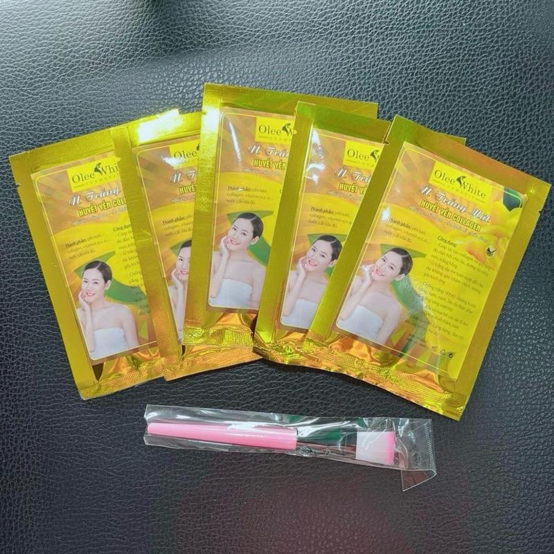 Ủ TRẮNG DA 5 GÓI - 10 GÓI [Có thể dùng cho body, mặt nạ Ủ Huyết Yến Collagen] mask ủ trắng
