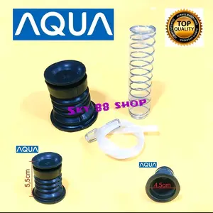 SET SEAL KARET MESIN CUCI AQUA 2 TABUNG ( SEAL KARET / PER / TALI PEMBUANGAN )