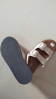 Product Review of Finetic Sandal Kasual Wanita Model Terbaru Anti Slip Sendal Flatbed Cewek Karet from L**♣ 1