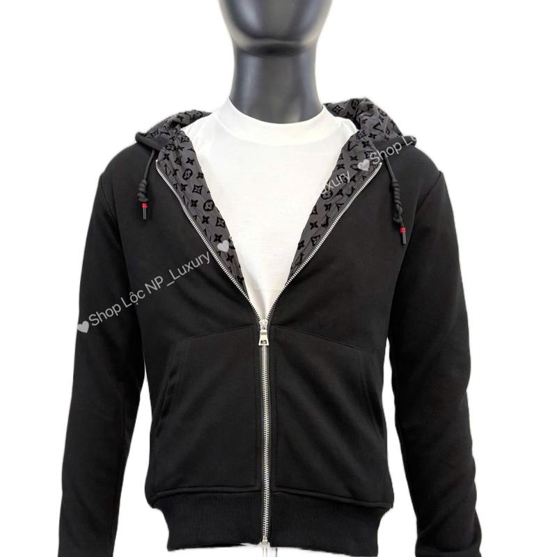 Áo Khoác Nam Thun Hoodie Zip-Phối Nón Hoạ Tiết-Form ôm-Chuẩn Hàng Cao Cấp QC-Chất vải  Cotton-Mịn-Thoáng Mát- Menswear Nhung jean