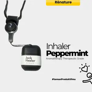 [READY STOCK] Minimalis Peppermint Inhaler / Inhaler Lisa / Inhaler double / Minyak angin / Hidung tersumbat / Inhaler 100% Plossa Freshcare  Field Black Simple