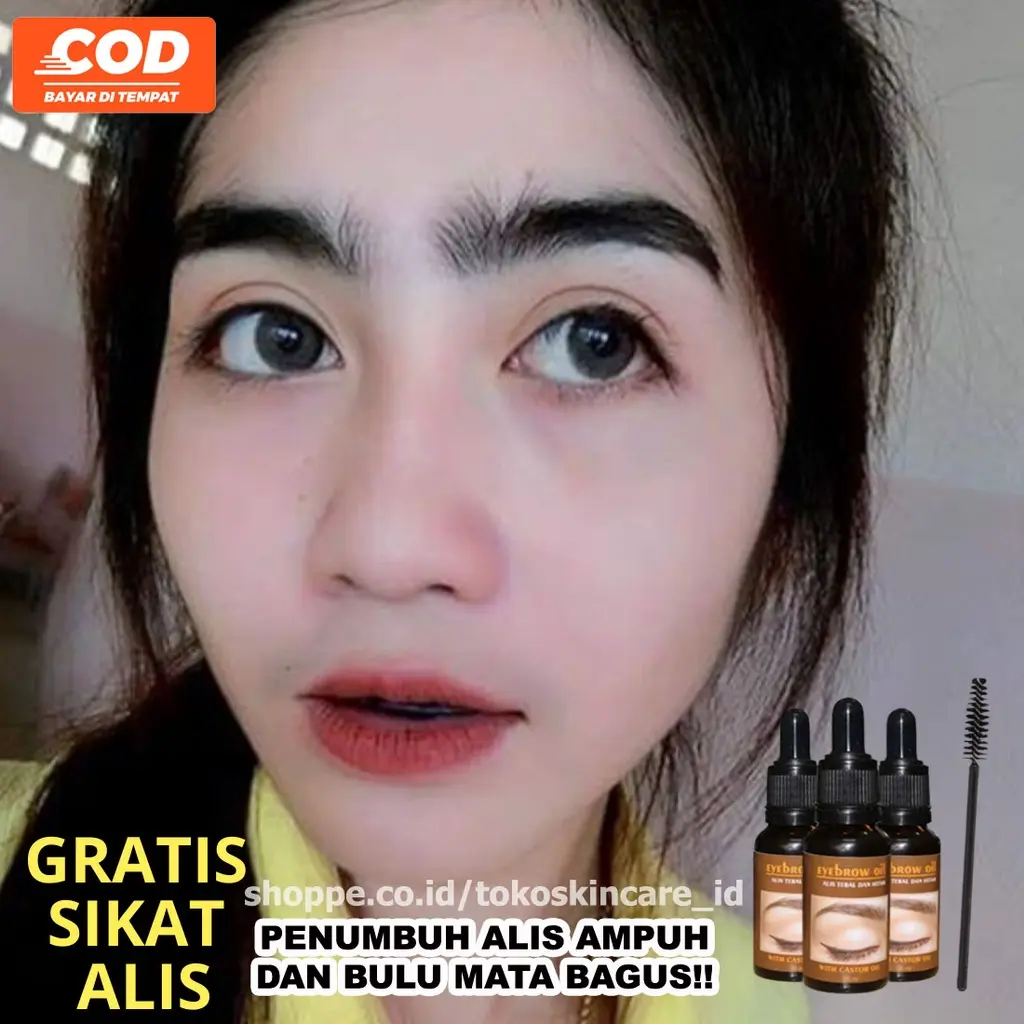 Penumbuh Alis Tebal Cepat Wanita // Pelebat Bulu Mata Dan Alis / Penumbuh Bulu Mata Dan Alis Permanen / Penumbuh Bulu Mata Dan Alis // Penebal Alis Dan Bulu Mata // Eyebrow Oil Asli Original // Serum Bulu Mata Dan Alis // Serum Penumbuh Alis Dan Bulu