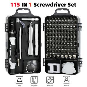 115 in 1 Multi-function Magnetic Precision Screwdriver Set for Computer/Watch/Mobile Phone Disassemble Repair Tools