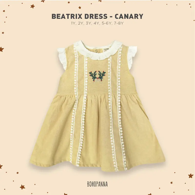 BOHOPANNA - BEATRIX DRESS - Dress Anak Perempuan 4