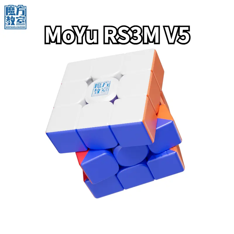 MoYu RS3M V5 MagLev Ball-Core UV 3x3 Magic Cube Professional MoYu RS3M V5 Magnetic 3x3x3 Cube Puzzle Fidget For Children Kids Gift Educational Puzzle Toys Gift Original Cube