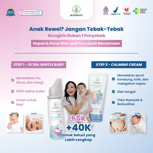 Bigroot Nose Hygiene Ultra Gentle Baby Bayi 0 Bulan - 3th 50ml Pencuci dan Pembersih Hidung, Penyedot Ingus Bayi