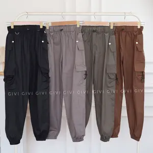 Berly jogger pants cargo | celana cargo wanita | celana streech wanita premium